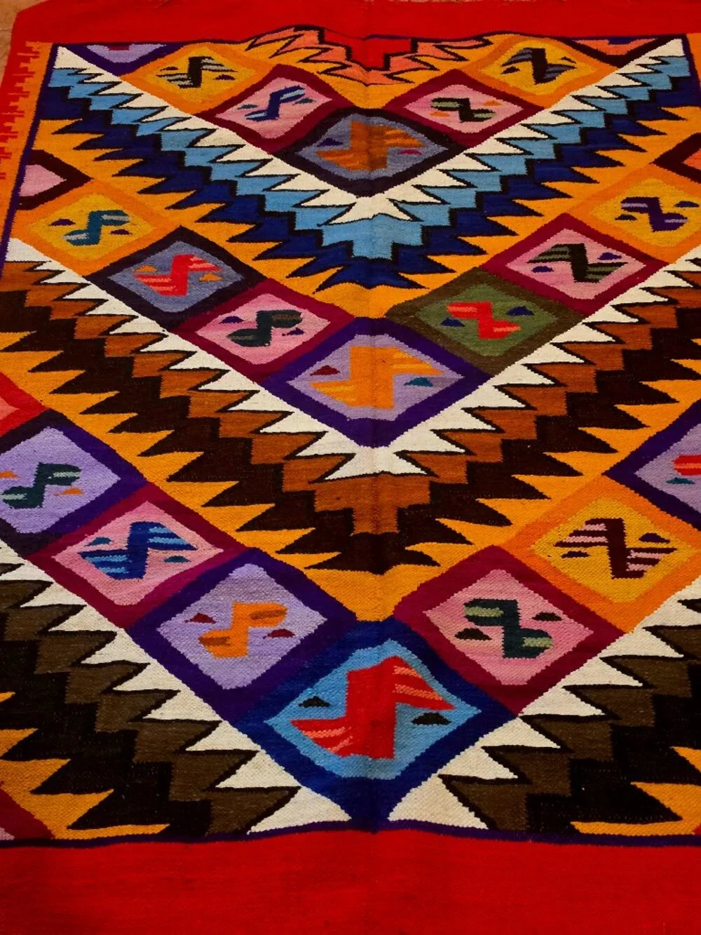 Handwoven Southwestern Wall Hanging | Andean Tapestry | Boho Entryway Decor NEW